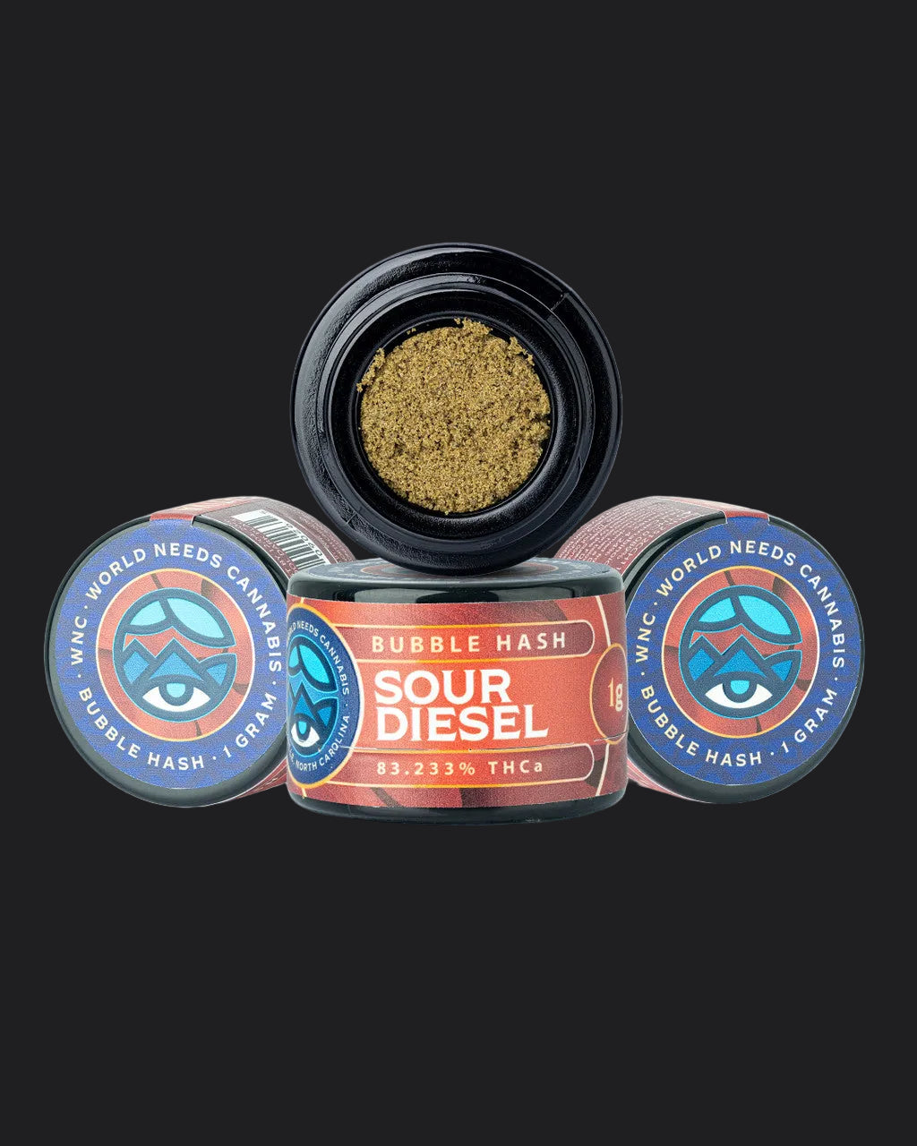 Sour Diesel Bubble Hash - THCa 83.233% : Terpenes 4.240% - Sativa