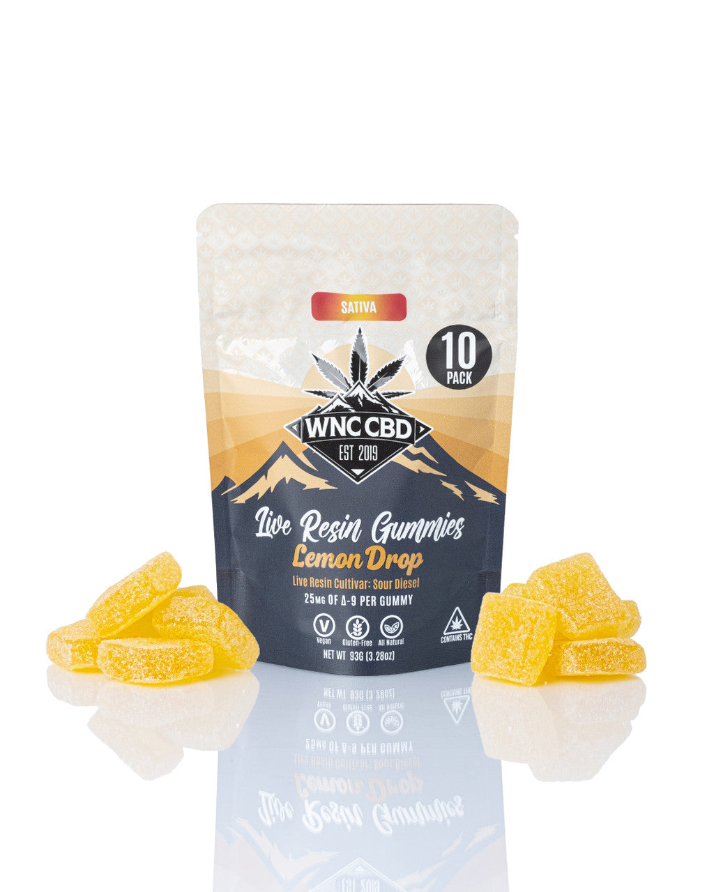 Lemon Drop Live Resin Gummies 25mg
