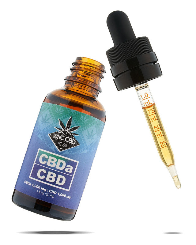 1,000mg CBDa : 1,000mg CBD Rosin Oil Tincture