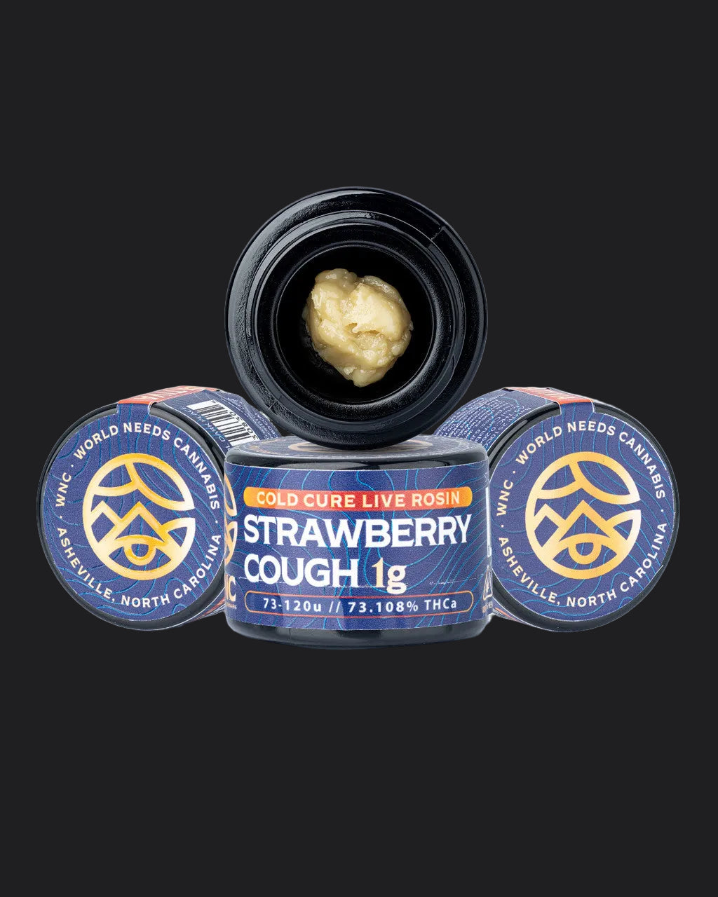 Strawberry Cough Cold Cure Live Rosin (73.108% THCa) - Sativa