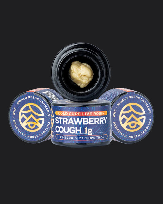 Strawberry Cough Cold Cure Live Rosin (73.108% THCa) - Sativa