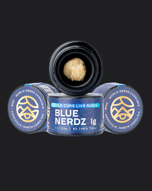 Blue Nerdz Cold Cure Live Rosin - THCa 85.100%- Hybrid