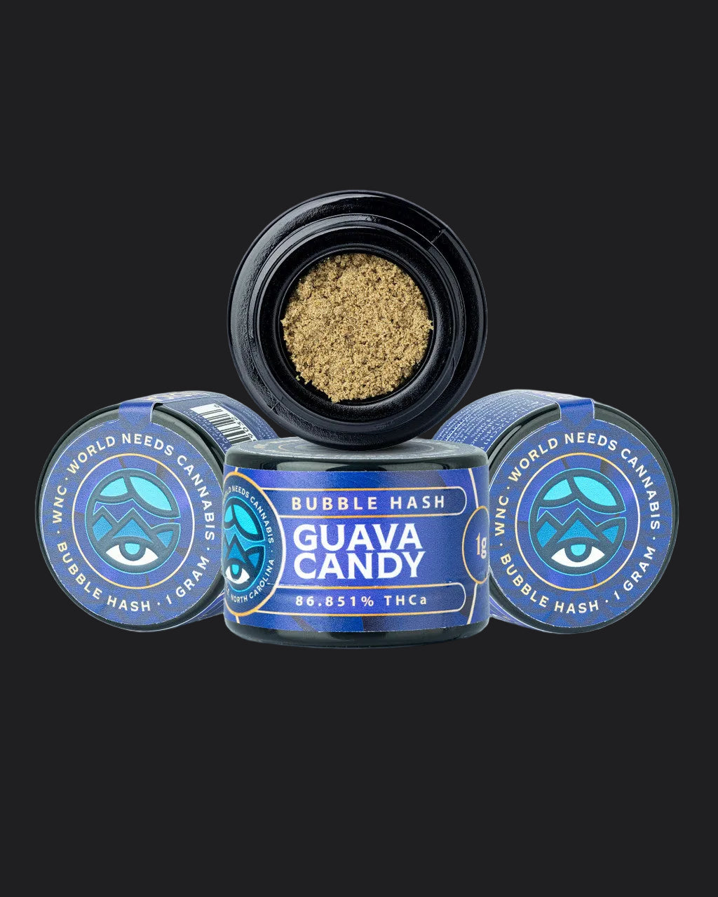 Guava Candy Bubble Hash - THCa 86.851% : Terpenes 4.080% - Indica
