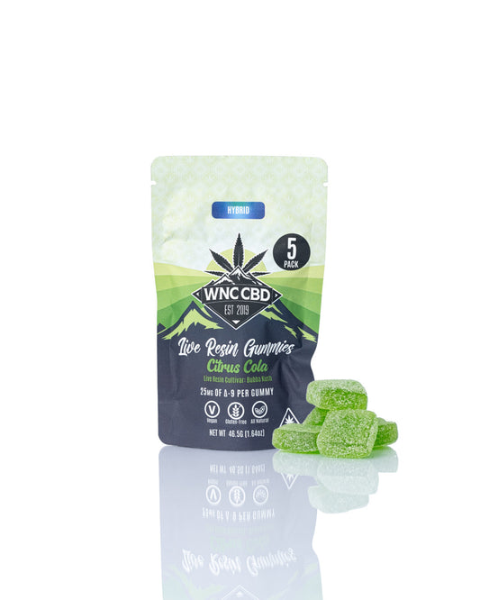 25mg Citrus Cola Live Resin Gummies