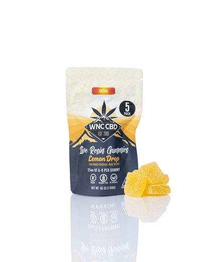 Lemon Drop Live Resin Gummies 25mg